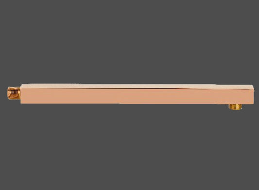 PVD ROSE GOLD SHOWER ARMS with Flange by Trucera