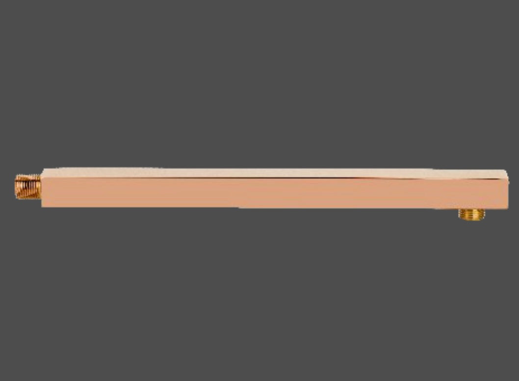 PVD ROSE GOLD SHOWER ARMS with Flange by Trucera